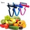 3pcs Slicer Shredder Peeler Julienne Cutter Multi Peel Stainless Grater Kitchen Tools Magic Trio Peeler Set