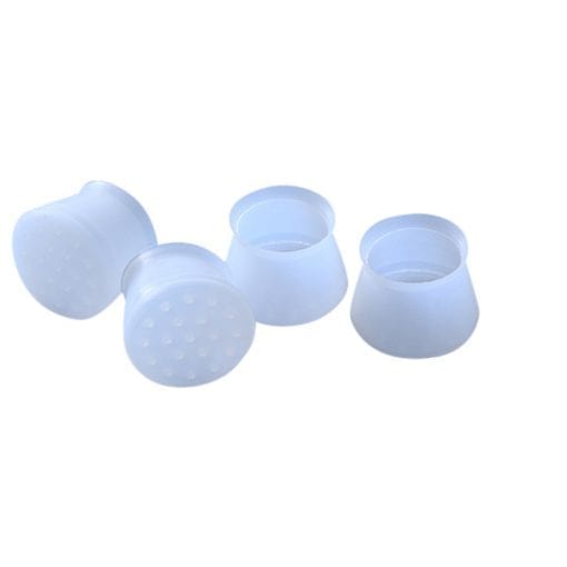 4pcs square silicone chair leg caps Non-slip Table Foot dust Cover Socks Floor Protector pads pipe plugs furniture leveling feet