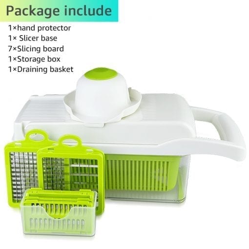 vegetable cutter multifunctional Mandoline Slicer Fruit Potato Peeler Carrot Grater Kitchen accessories basket vegetable slicer