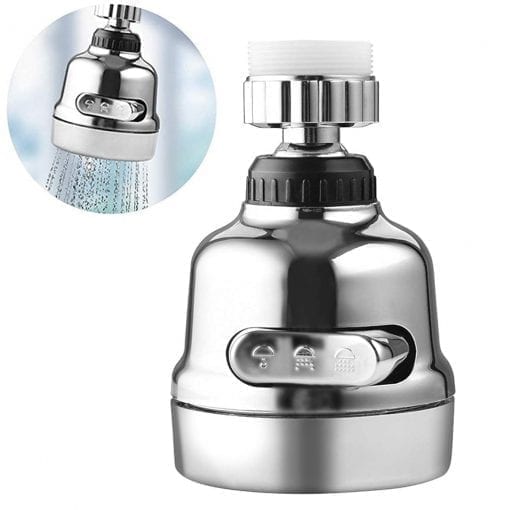 Rotatable Faucet Sprayer Head Anti Splash Tap Booster Shower Water Saving Water-saving Devices Garden Kitchen Tool 2019 New