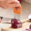 2019 New Kitchen Gadgets Onion Slicer Tomato Vegetables Safe Fork vegetables Slicing Cutting Tools