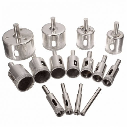 Diamond Hole saw Drill Bit Tool 6-50mm Ceramic Porcelain Glass Marble 6/8/10/12/14/16/18/20/22/25/26/28/30/40/50mm High Quality