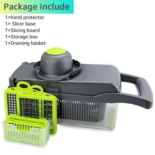 vegetable cutter multifunctional Mandoline Slicer Fruit Potato Peeler Carrot Grater Kitchen accessories basket vegetable slicer