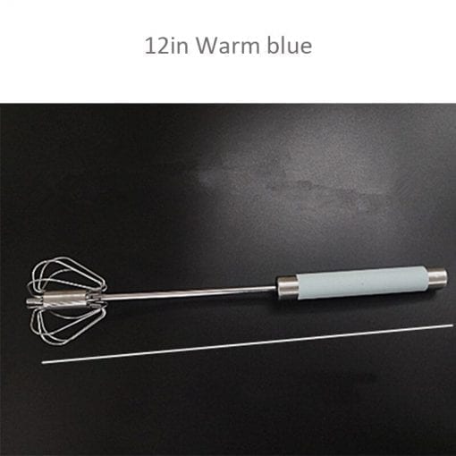 Semi-automatic Egg Beater 304 Stainless Steel Egg Whisk Manual Hand Mixer Self Turning Egg Stirrer Kitchen Accessories Egg Tools