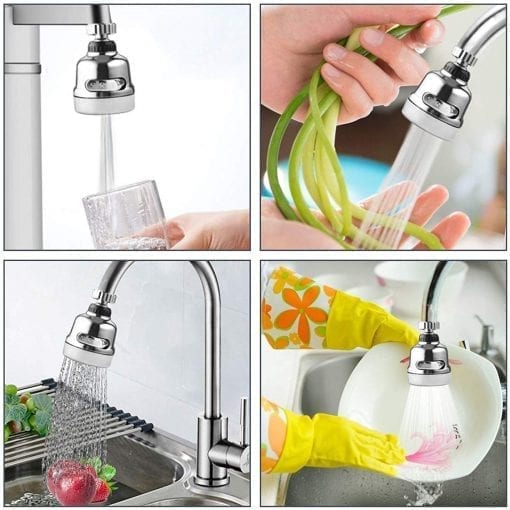 Rotatable Faucet Sprayer Head Anti Splash Tap Booster Shower Water Saving Water-saving Devices Garden Kitchen Tool 2019 New