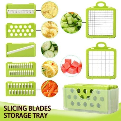 vegetable cutter multifunctional Mandoline Slicer Fruit Potato Peeler Carrot Grater Kitchen accessories basket vegetable slicer