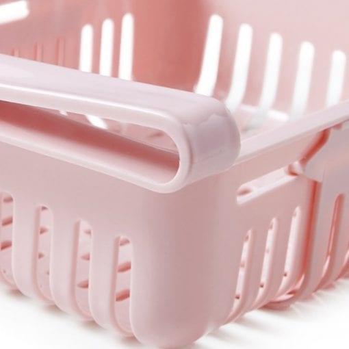 Kitchen Adjustable Stretchable Refrigerator Organizer Drawer Basket Fridge Pull-out Drawers Spacer Layer Storage Rack