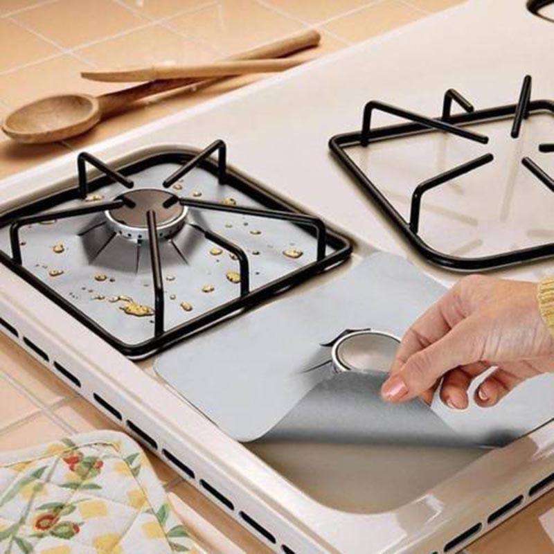 Reusable Gas Stovetop Burner Protector Cover, 2pcs/lot